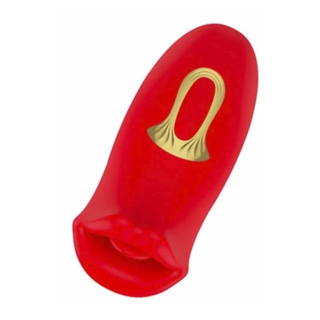 Oscillating tongue clitoral stimulator - Mia Sicilia Double Pleasure