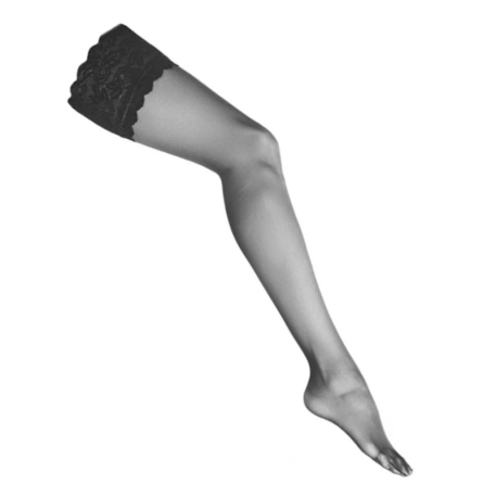 Sexy stockings S015 (Black) - Kotek