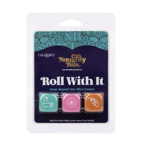 Gioco di dadi birichino per coppie - CalExotics Bits Naughty Roll With It