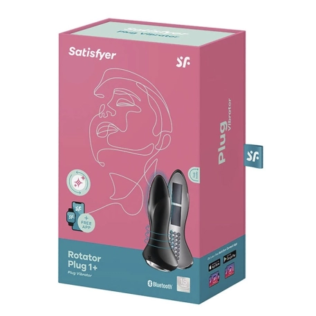 Vibrierender und rotierender Analplug - Satisfyer Rotator Plug 1+