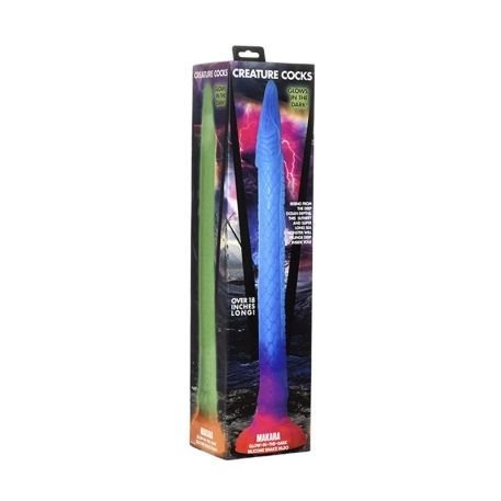 Dildo serpente fosforescente 43 cm - Creature Cocks Makara