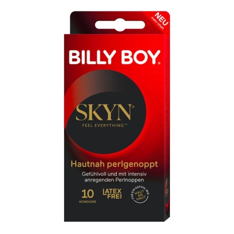 Billy Boy Skyn Hautnah Perlgenoppt - Senza lattice (10 preservativi)