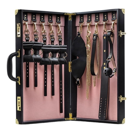 Mallette kit BDSM (10 accessoires) - Blush Temptasia Safe Word