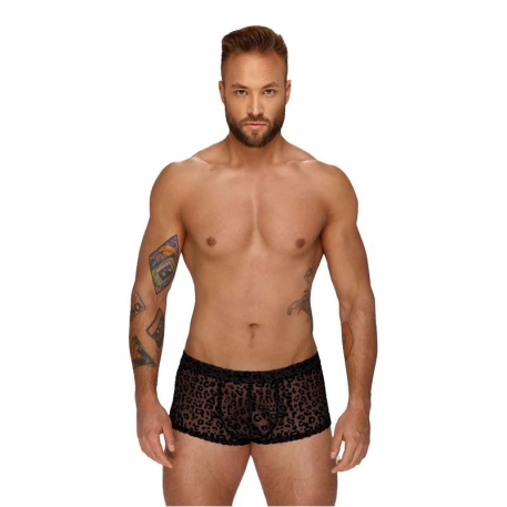 Sexy Short Unterhose H072 (Schwarz) - Noir Handmade