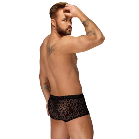 Sexy Short Unterhose H072 (Schwarz) - Noir Handmade