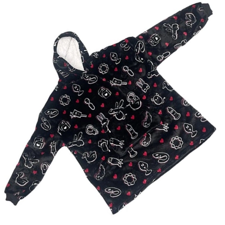 Sexy Picto Kapuzen-Sweatshirt - SweetPlaid Limited Edition