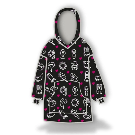 Sexy Picto Kapuzen-Sweatshirt - SweetPlaid Limited Edition