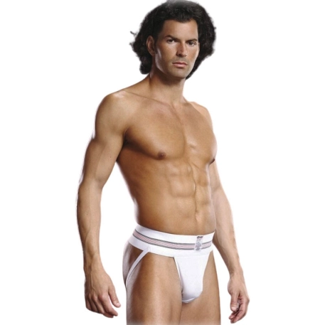 Jockstrap Bianco - Blue Line