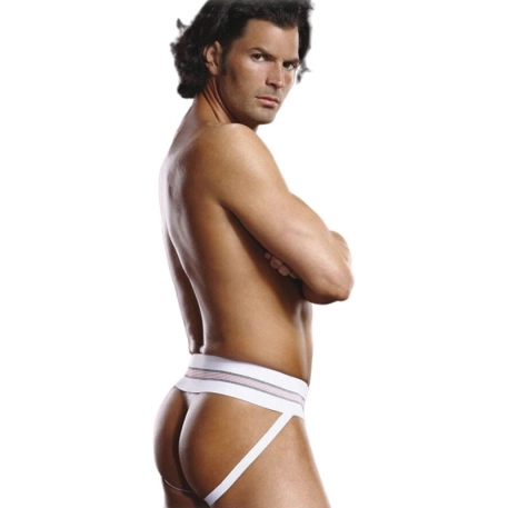 Jockstrap Bianco - Blue Line