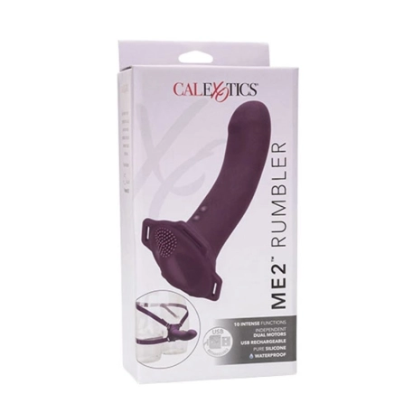 Vibrierender Dildogürtel für Frauen 16 cm - CalExotics ME2 Rumbler