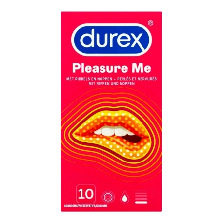 Durex Pleasure Me - Pleasuremax (10 Préservatifs)