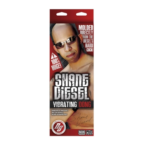Realistischer vibrierender Dildo 19 cm - Shane Diesel