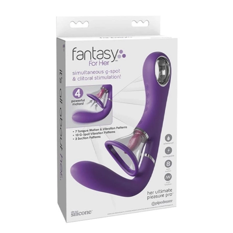 Pompa vaginale e vibratore per il punto G - Fantasy Her Ultimate Pleasure Pro