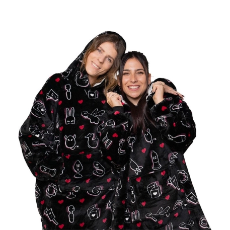 Sexy Picto Kapuzen-Sweatshirt - SweetPlaid Limited Edition