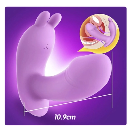 Remote controlled clitoral & G-spot stimulator - Leten Butterfly
