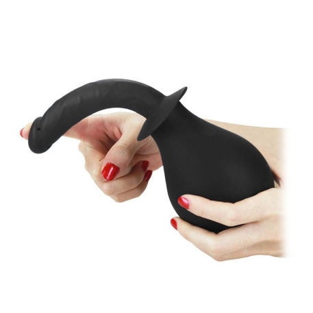 Bondage Fetish Deluxe Enema Pear (Black) - Lovetoy