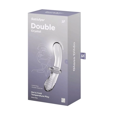 Glasdildo Double Crystal - Satisfyer