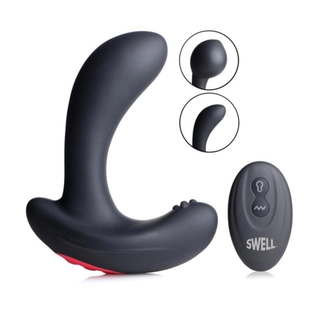 Inflatable vibrating prostate stimulator - Swell 10X