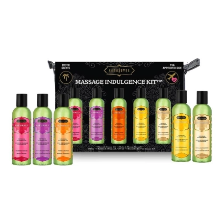 Kit Massothérapie (5 huiles de massage) - Kamasutra Indulgence
