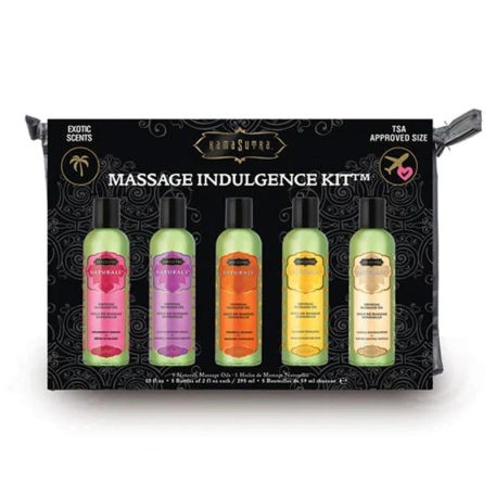 Massagetherapie-Set (5 Massageöle) - Kamasutra Indulgence