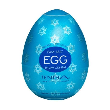 Masturbator Tenga Egg - Snow Crystal Cool Edition