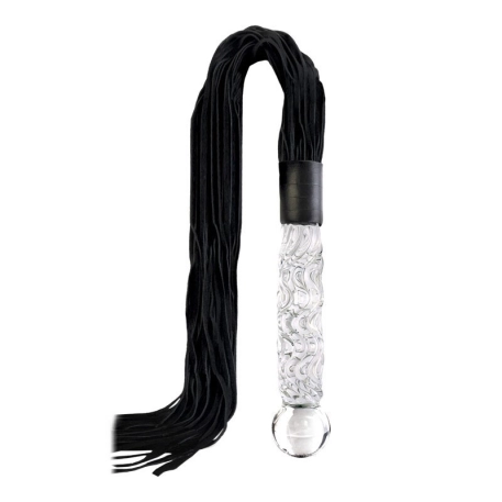 Glass Dildo with BDSM Whip - Icicles 38