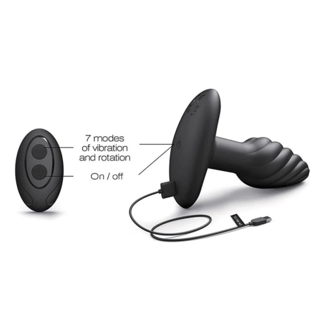 Plug anal vibrant rotatif - Dorcel Spin Plug