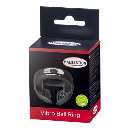 Anneau pénien et testicules vibrant - Malesation Vibro Ball Ring