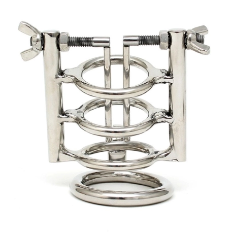 Cage de chasteté avec écarteur urétral intégré et cadeans - Rimba