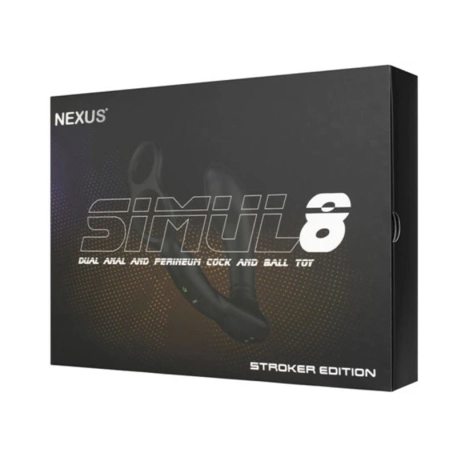 Vibromasseur prostatique avec anneau pénien - Nexus Simul8 - Stroker Edition