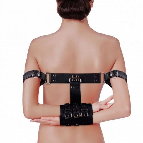 Complete BDSM arm harness - Ouch!