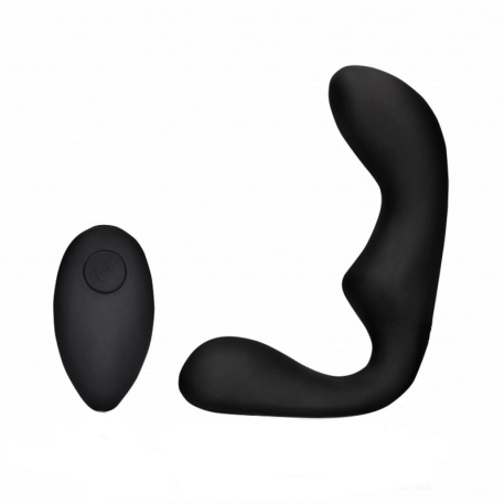 Vibrating prostate massager with remote control - Ouch!