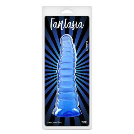 Dildo with suction cup 19.5 cm (Blue) - NS Novelties Fantasia Nymph