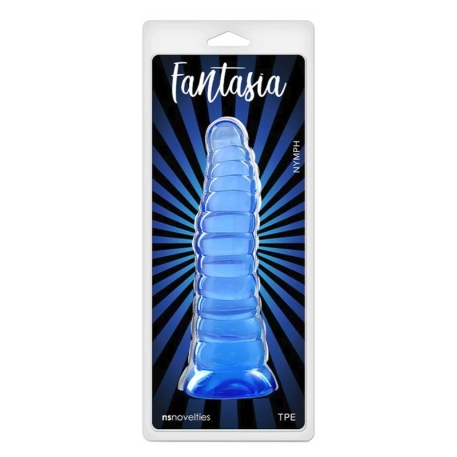 Dildo avec ventouse 19.5 cm (Bleu) - NS Novelties Fantasia Nymph