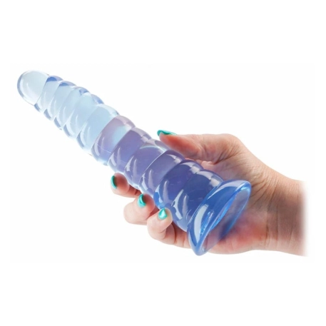 Dildo con ventosa 19,5 cm (Blu) - NS Novelties Fantasia Nymph