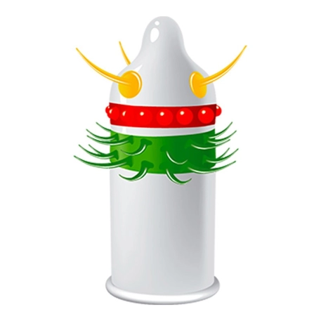 Stimulating condom Medium (1 condom) - EGZO Jolly Roger
