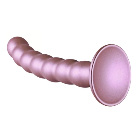 Silicone Dildo 15 cm (Pink)- Beaded G-Spot Ouch!