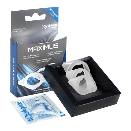 MAXIMUS penis rings - 15, 17 and 25 mm - JoyDivision