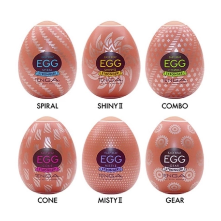 Masturbateurs Tenga Egg HB Assortiment 2 - (pack de 6)