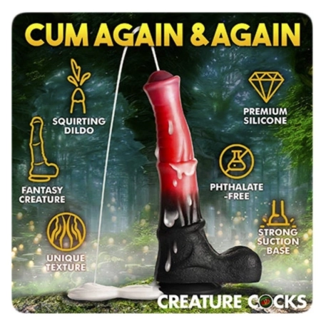 Dildo Ejaculator 24.5 cm Centaur Explosion - Creature Cocks