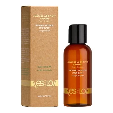 Gleitmittel und Massageöl 100 ml - YESforLOV Massage Natural Lubricant