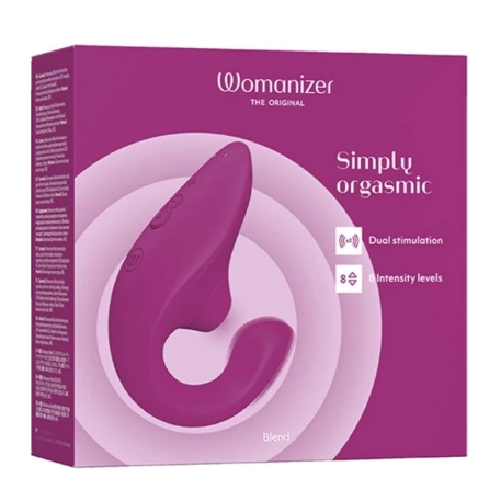 Clitoral and G-spot stimulator - Womanizer Blend (Violet)
