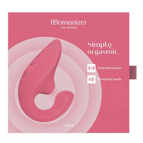Clitoral and G-spot stimulator - Womanizer Blend (Pink)