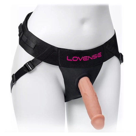 Imbracatura per dildo (nero) - Imbracatura Lovense