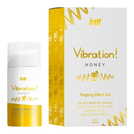 Gel stimolante dell'orgasmo al miele 15ml - Vibrazione Intt!