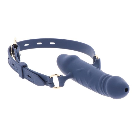 Bavaglio traspirante a forma di pene - Taboom Silicone Supreme