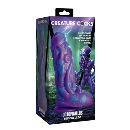 Dildo alieno Octophallus 17,5 cm - Cazzi Creature