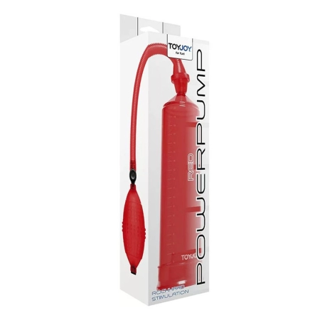 Penis pump (Red) - ToyJoy Power Pump