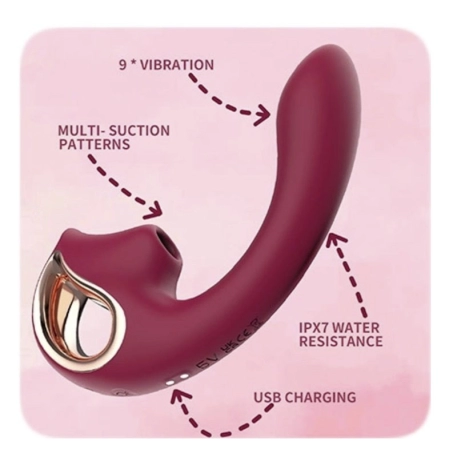 Stimolatore clitorideo e punto G Airsens - Sensora