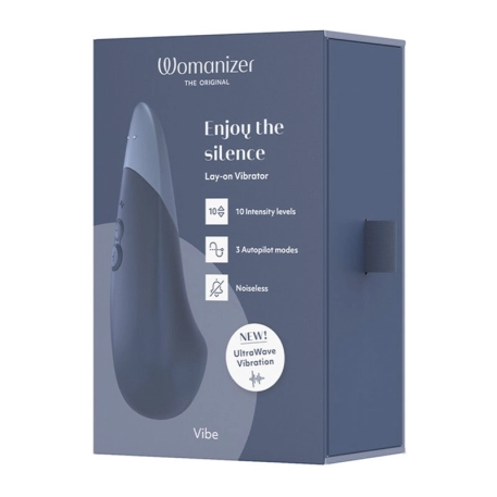 Stimulateur clitoridien - Womanizer Vibe Bleu foncé